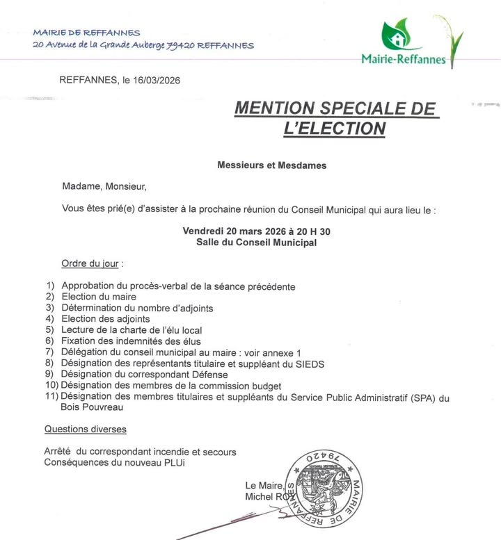 Commune de Reffannes